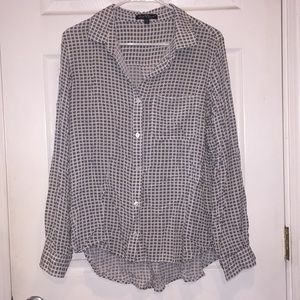 Black & White Button-Down